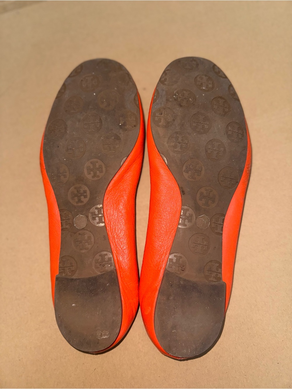 Tory Burch Ballet flats orange size 9 - Picture 5 of 9